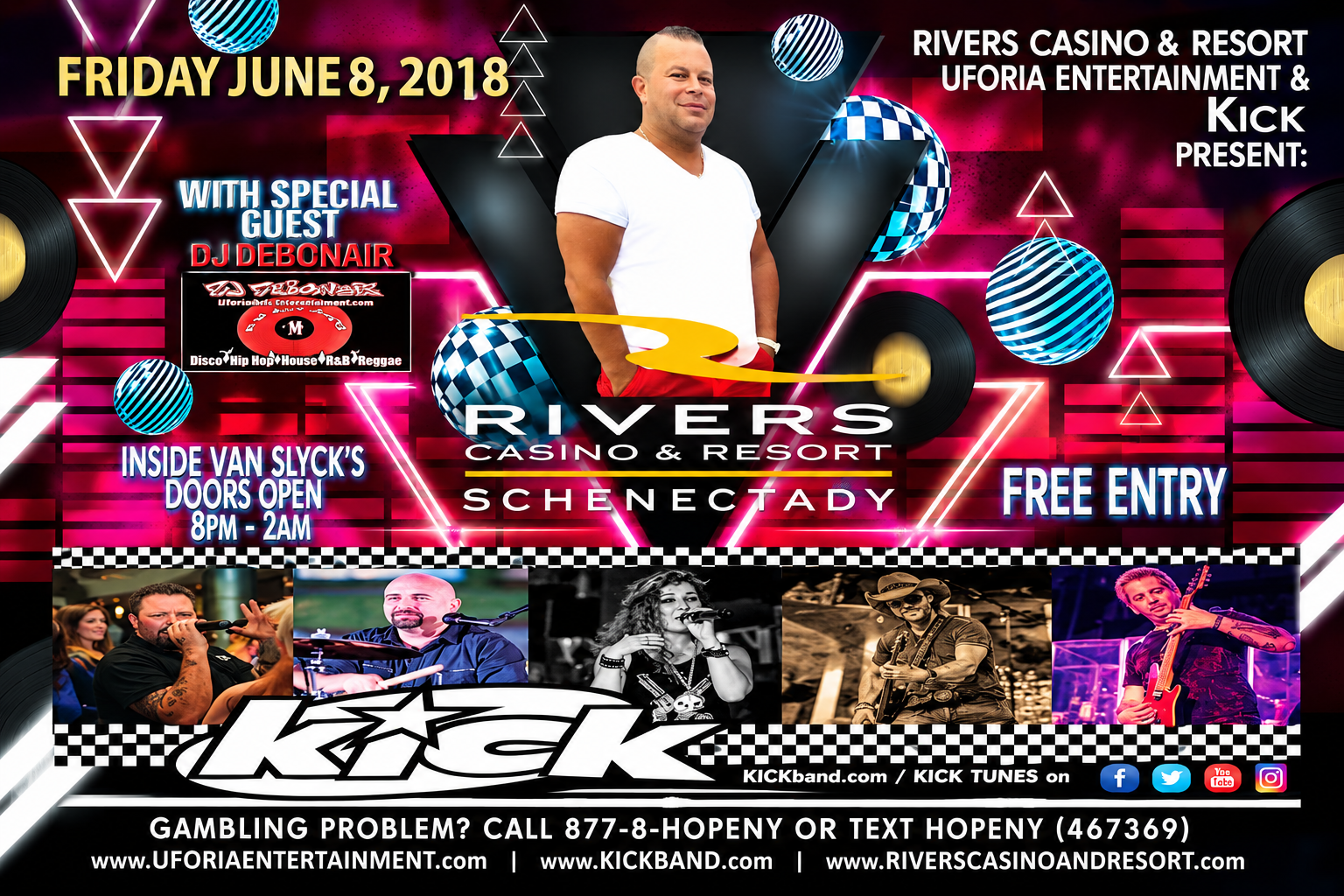 DJ Debonair & KICK — June 8, 2018 | Uforia Entertainment & DJ Debonair